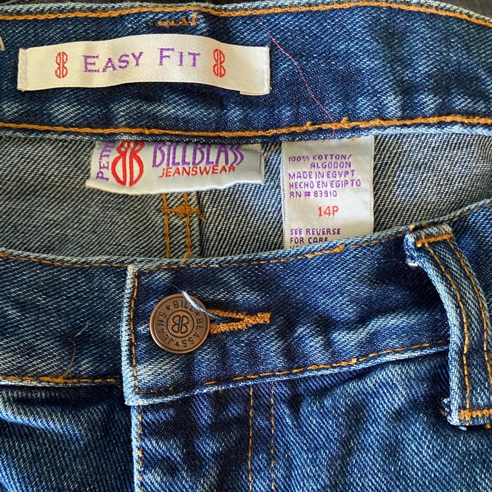 Bill Blass Easy Fit Vintage Stretch Jeans Size 14P - Picture 3 of 3